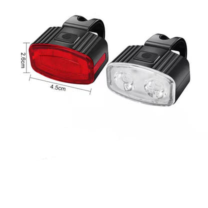 Bike Light Set USB Rechargeable – Front & Rear LED Cycling Lights
