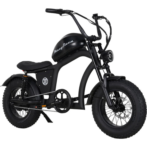Mangosteen FT02 Mini E-Bike – 250W Motor (500W Peak), 48V 22.5Ah Battery, 16″ Tires, 25 km/h (≈15.5 mph) Top Speed, Up to 120 km (≈75 miles) Range – Latest 2025 Model, Official Release