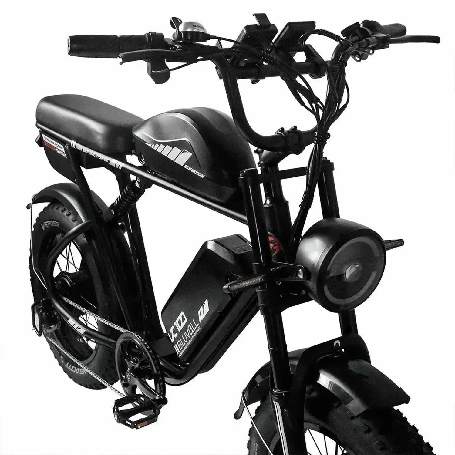 Bluvall K10 Trail Electric Bike Fat Tyre Long Range Dual Battery up to 56 Km/h