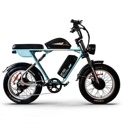Bluvall K10 Trail Electric Bike Fat Tyre Long Range Dual Battery up to 56 Km/h