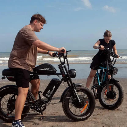 Bluvall K10 Trail Electric Bike Fat Tyre Long Range Dual Battery up to 56 Km/h