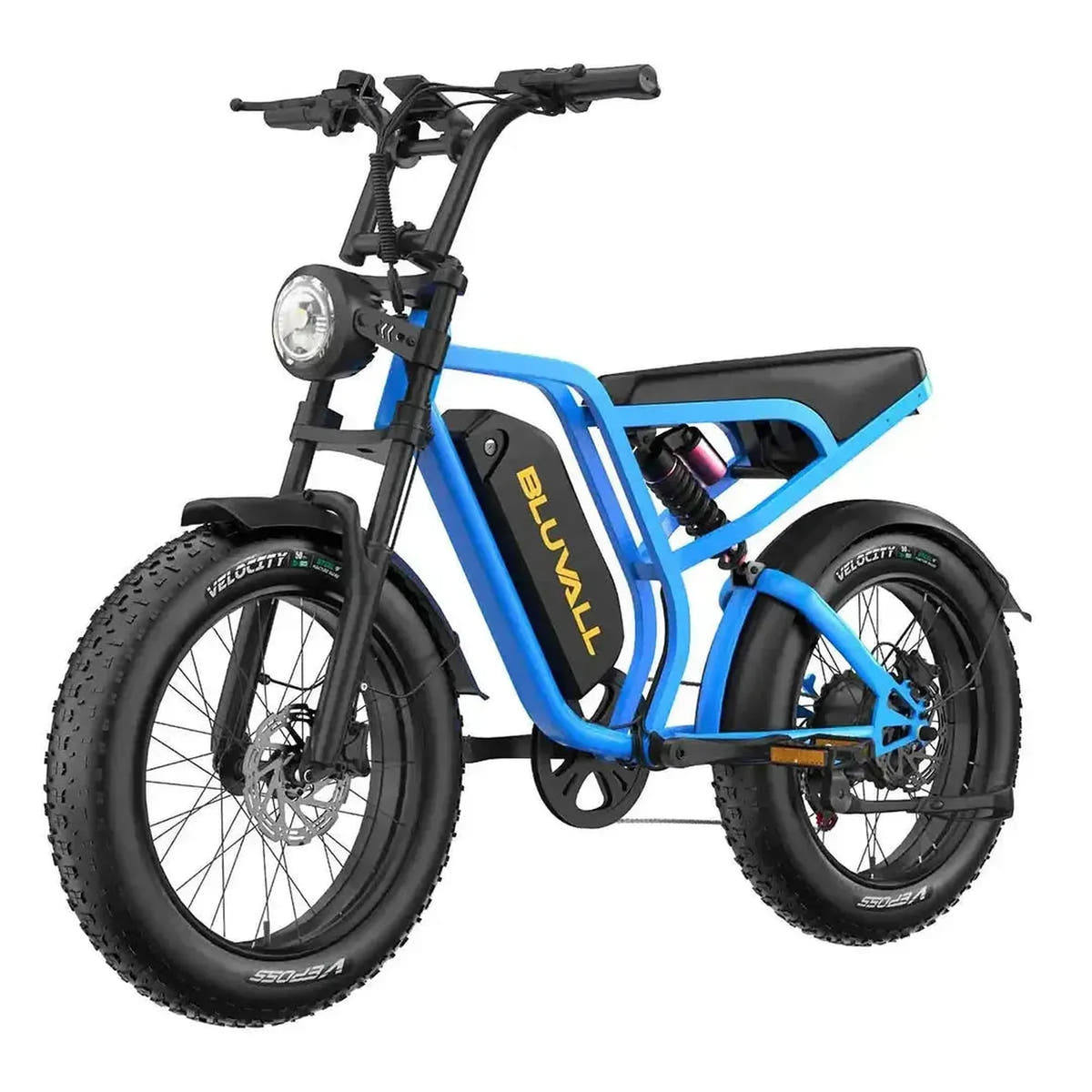 Bluvall SU8 Electric Bike Fat Tyre Long Range Dual Suspension up to 56 Km/h