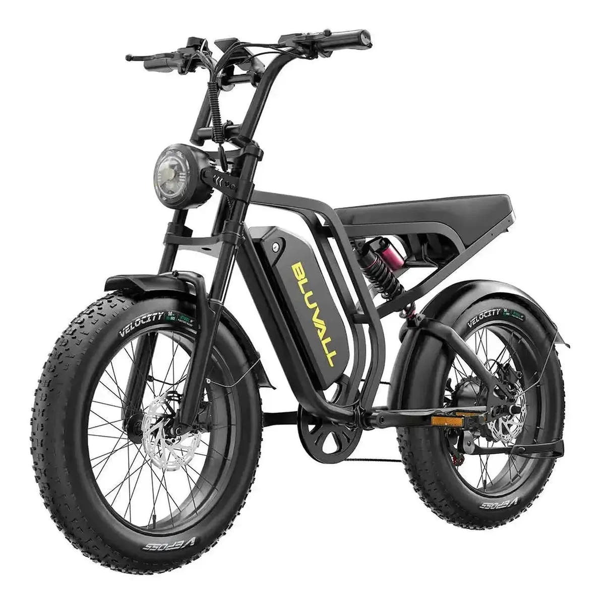 Bluvall SU8 Electric Bike Fat Tyre Long Range Dual Suspension up to 56 Km/h