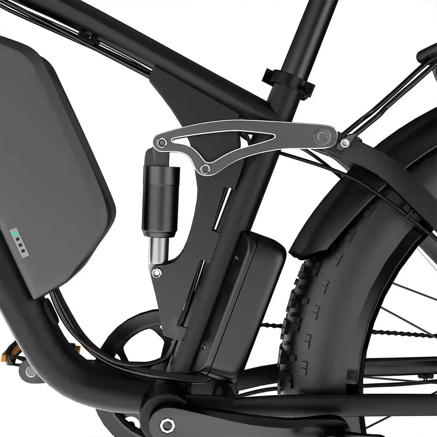Bluvall V1 Electric Bike Fat Tyre Long Range Full Suspension up to 56 Km/h