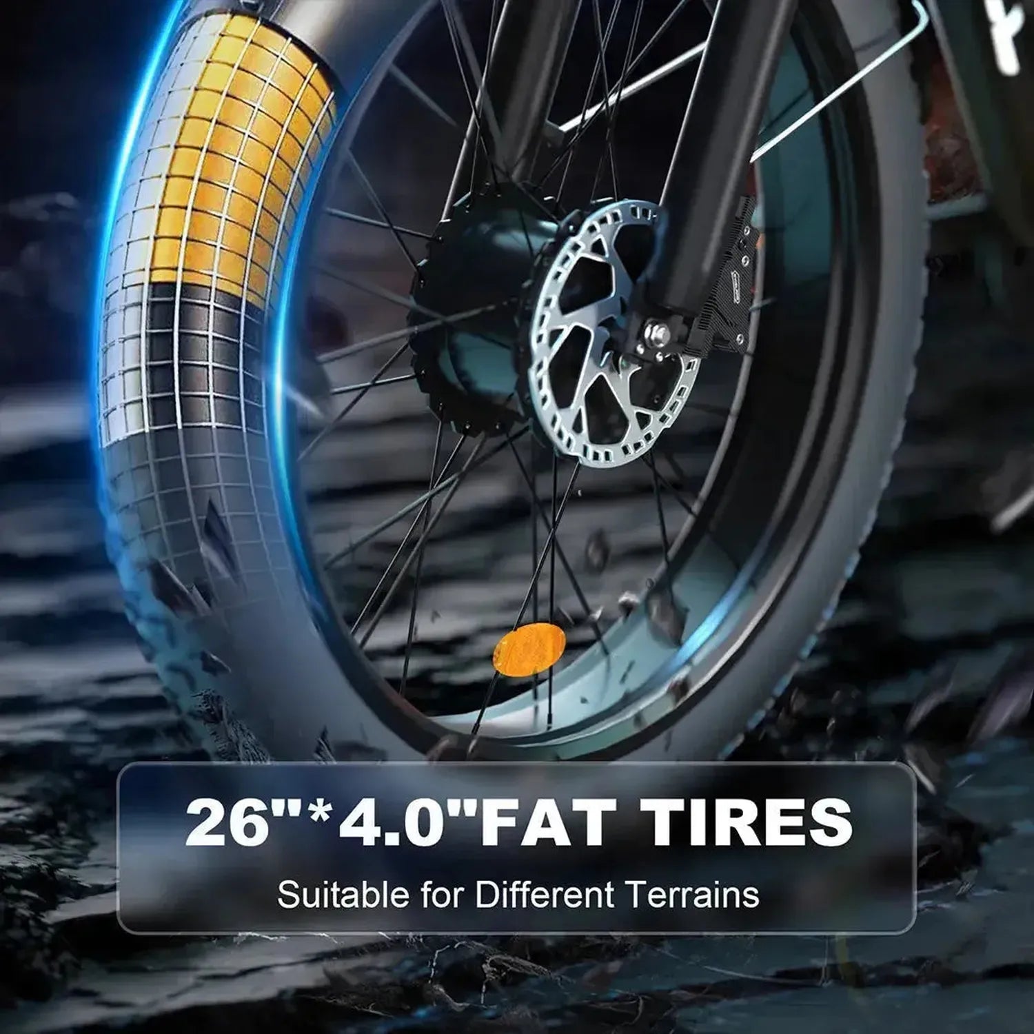 Bluvall V1 Electric Bike Fat Tyre Long Range Full Suspension up to 56 Km/h