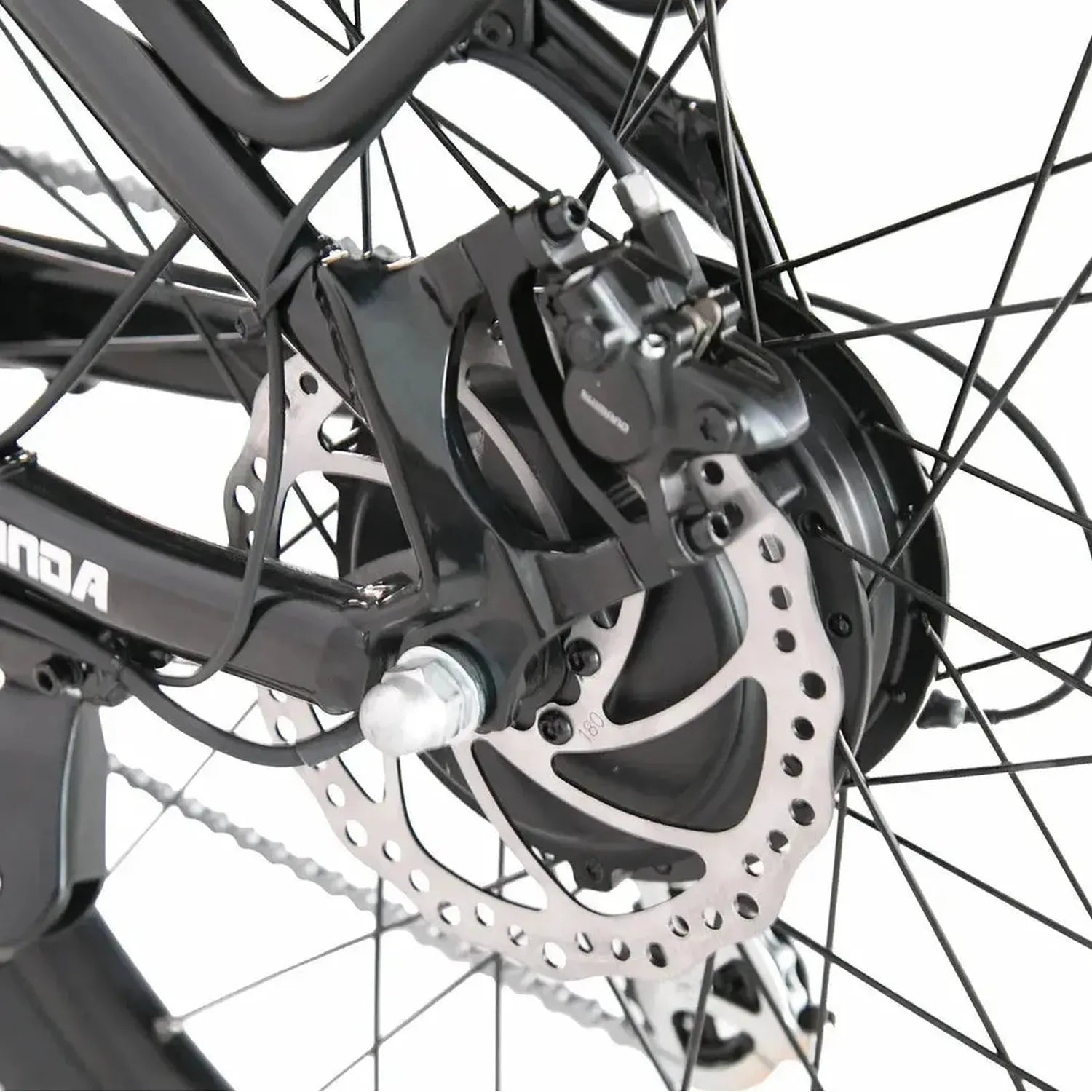 CYSUM Panda Step Through Electric Bike with Rack and Removable Battery up to 25 Km/h