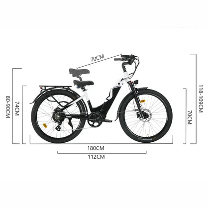 CYSUM Panda Step-Thru Electric Bike