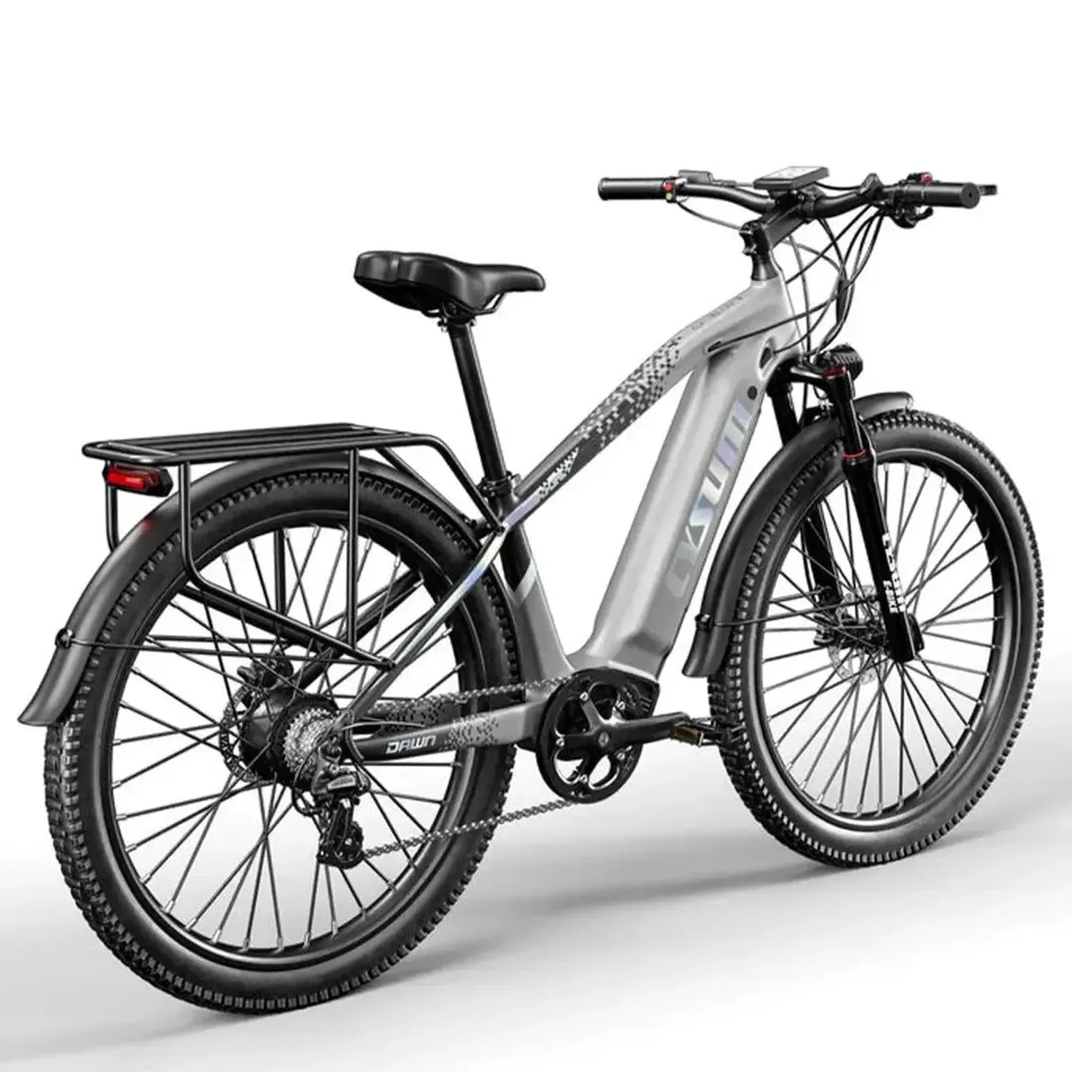 CYSUM Speedy Step Through Electric Bike with Rear Rack up to 42 Km/h