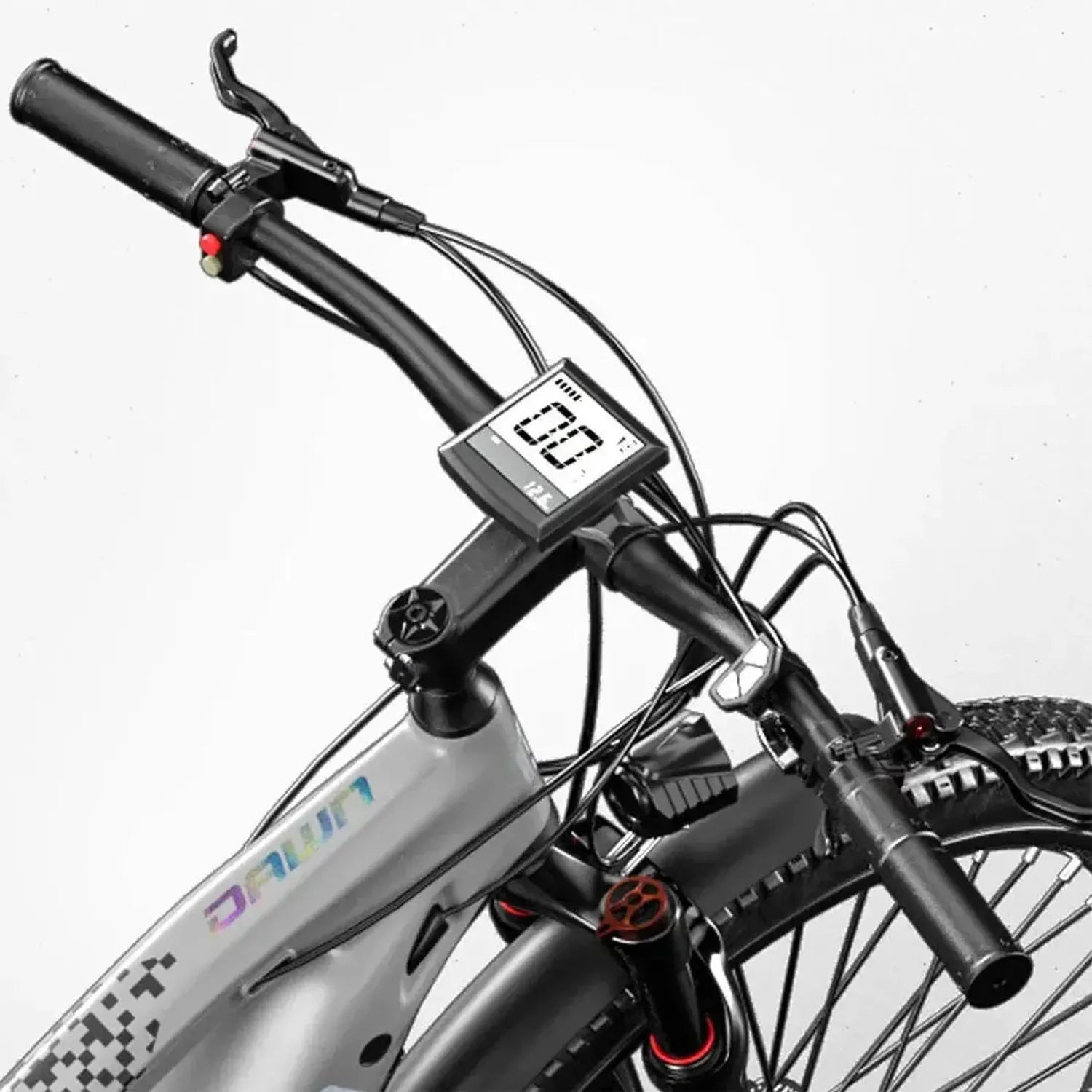CYSUM Speedy Step Through Electric Bike with Rear Rack up to 42 Km/h