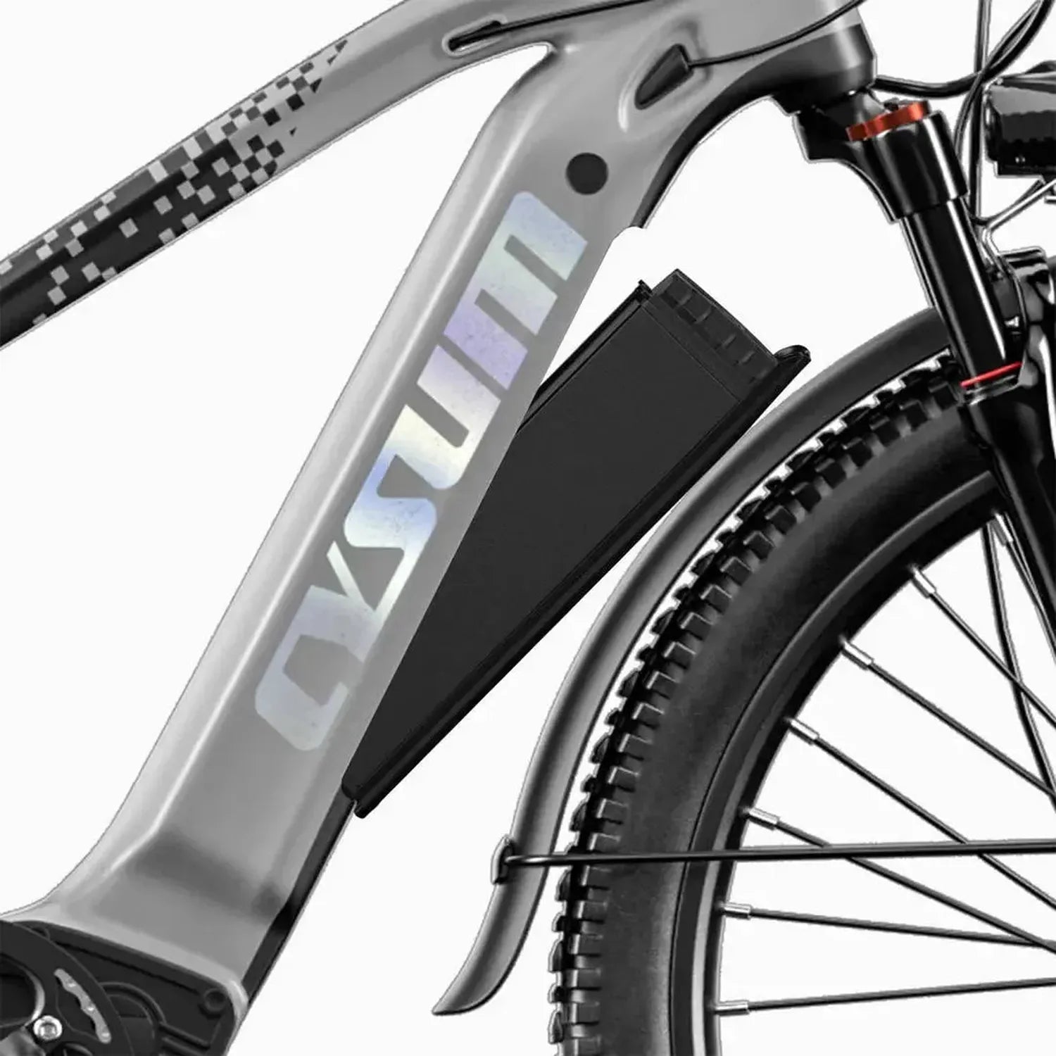 CYSUM Speedy Step Through Electric Bike with Rear Rack up to 42 Km/h