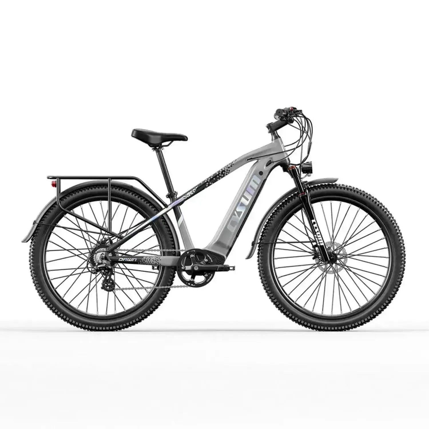 CYSUM Speedy Step Through Electric Bike with Rear Rack up to 42 Km/h