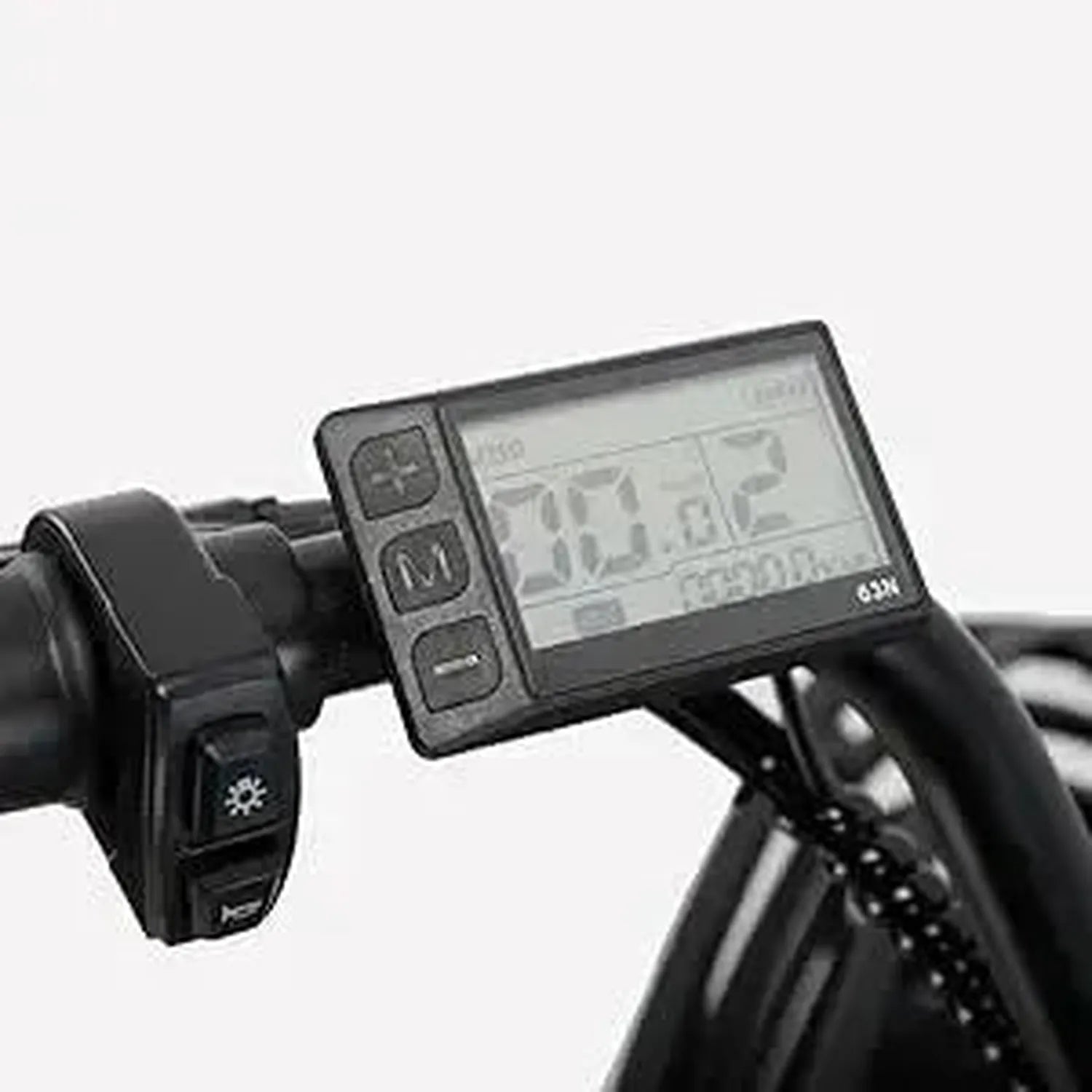 CYSUM X City Step Through Electric Bike with Rear Rack and Mudguards up to 25 Km/h