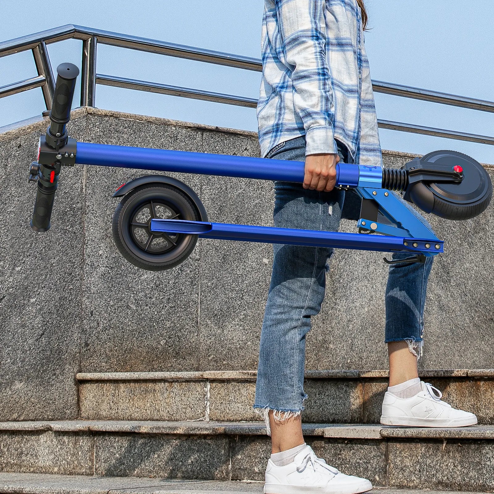 Caroma E5B Electric Scooter – 15.5MPH, 15 Mile Range, Foldable