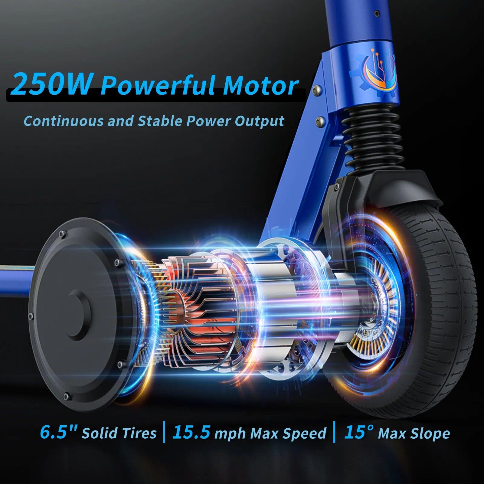 Caroma E5B Electric Scooter – 15.5MPH, 15 Mile Range, Foldable