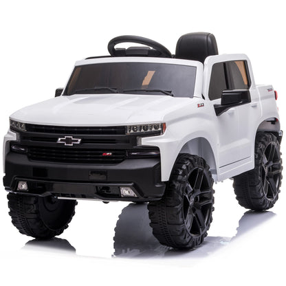 Chevrolet Silverado Kids Ride On Truck 12V – Remote Control, LED Lights & MP3