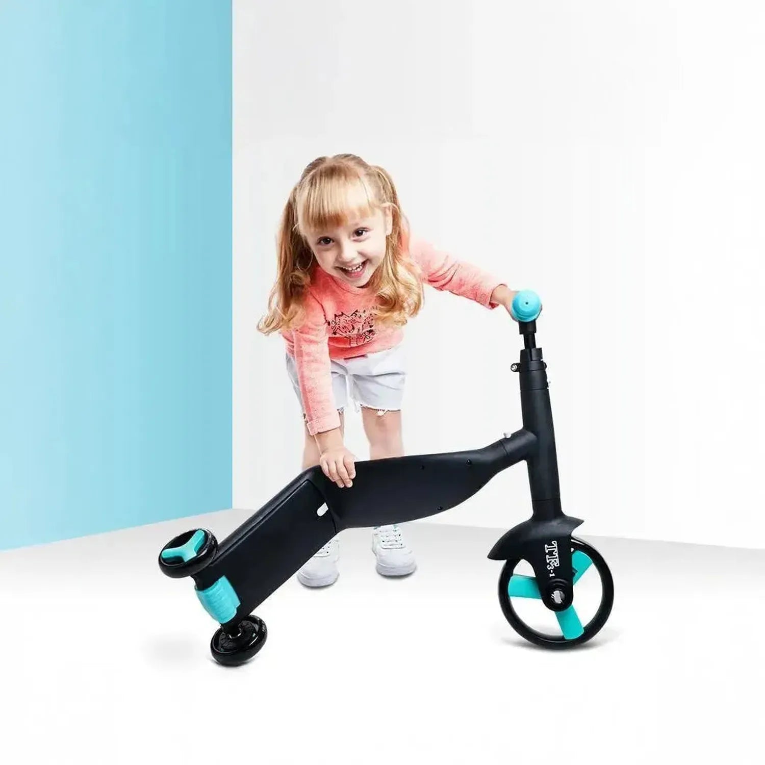 Children’s 3 in 1 Scooter Balance Bike Ride On for Ages 2 to 6