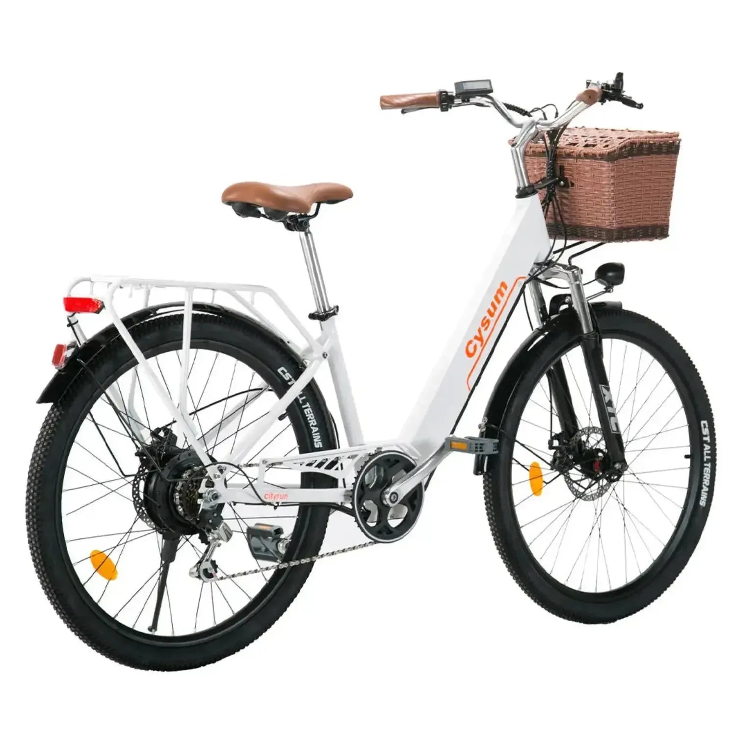 CYSUM Cityrun Electric Bike Step Through Commuter E-Bike Adults up to 32 Km/h