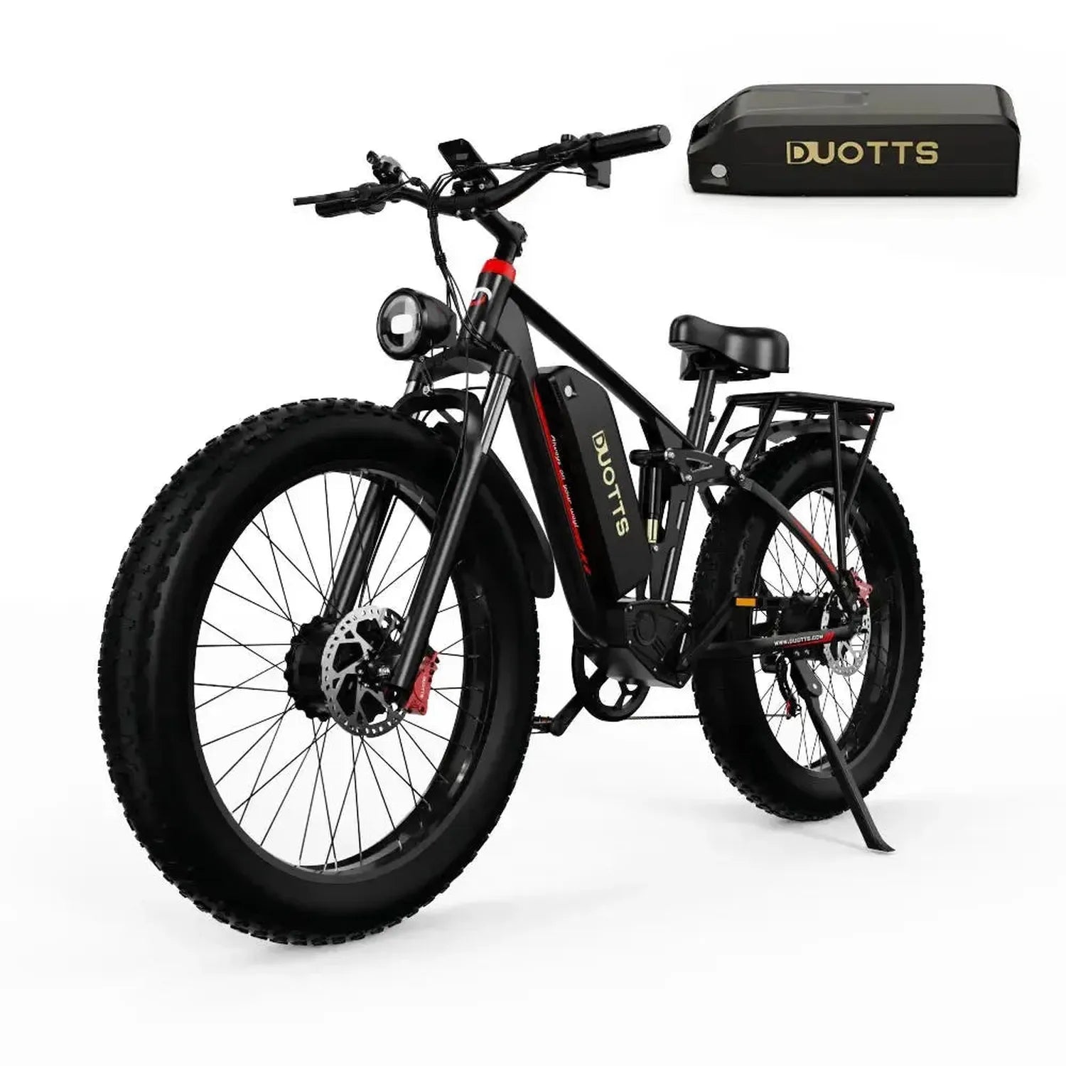 DUOTTS S26 Electric Bike Fat Tyre Full Suspension with Bluetooth Display up to 60 Km/h