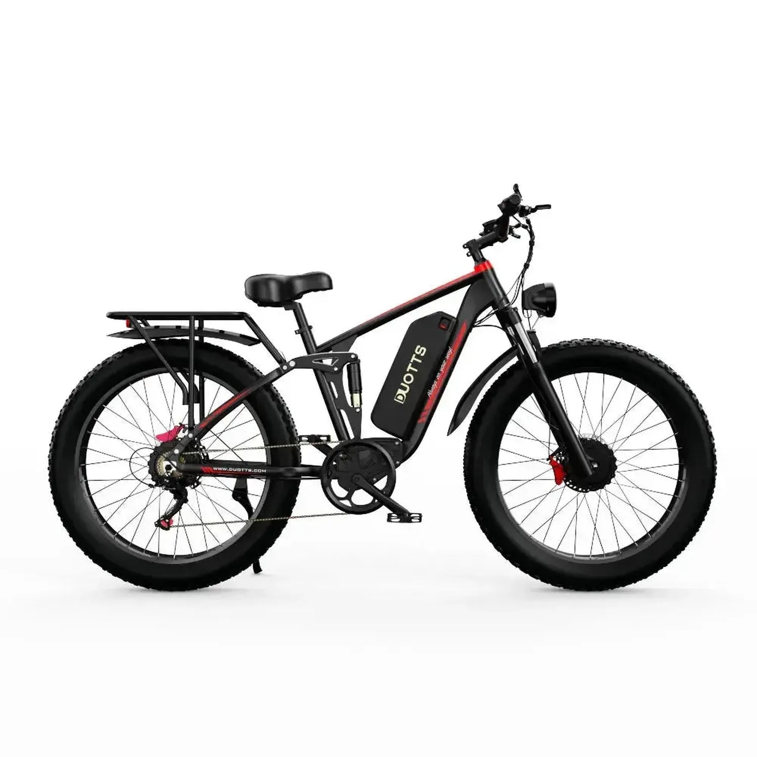DUOTTS S26 Electric Bike Fat Tyre Full Suspension with Bluetooth Display up to 60 Km/h