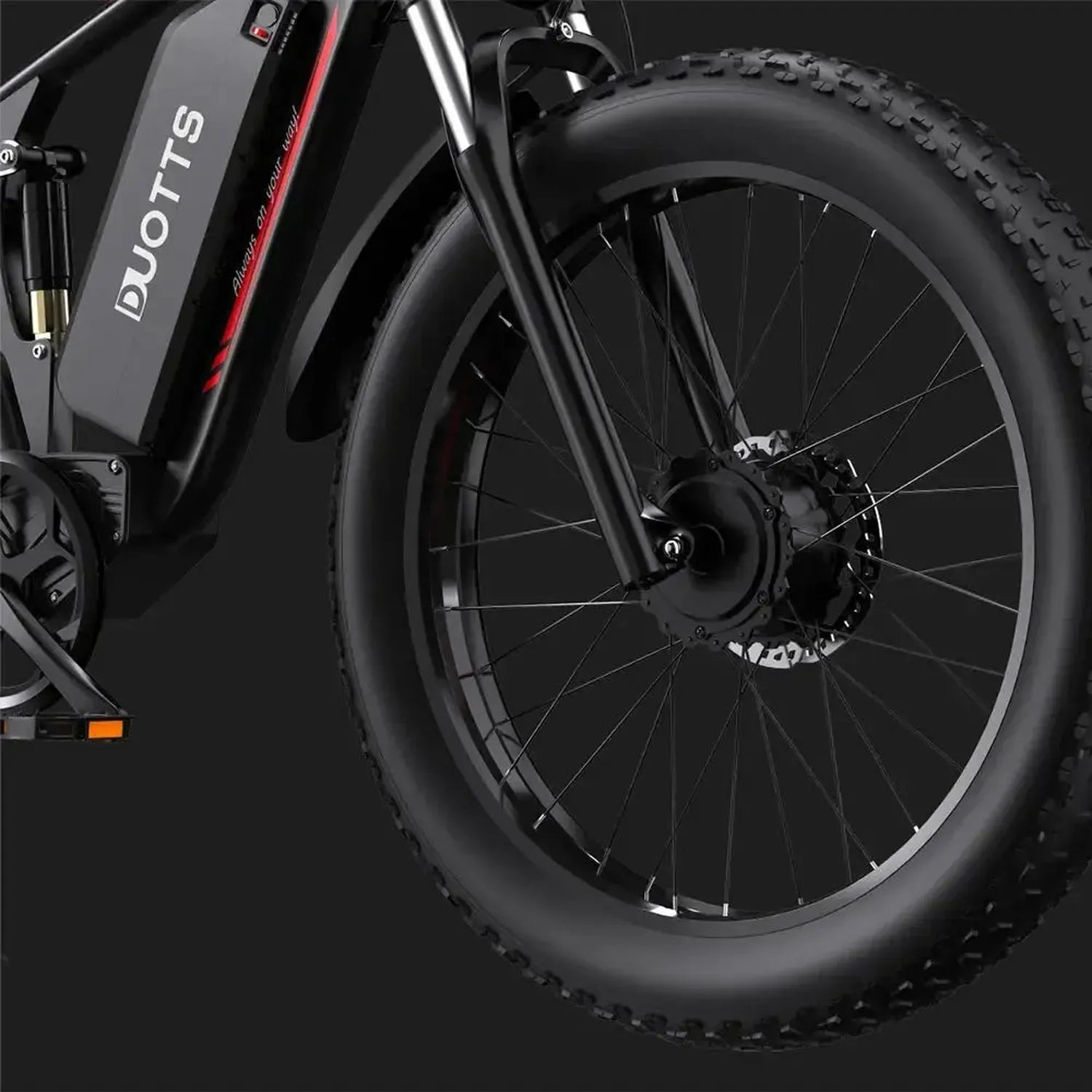 DUOTTS S26 Electric Bike Fat Tyre Full Suspension with Bluetooth Display up to 60 Km/h