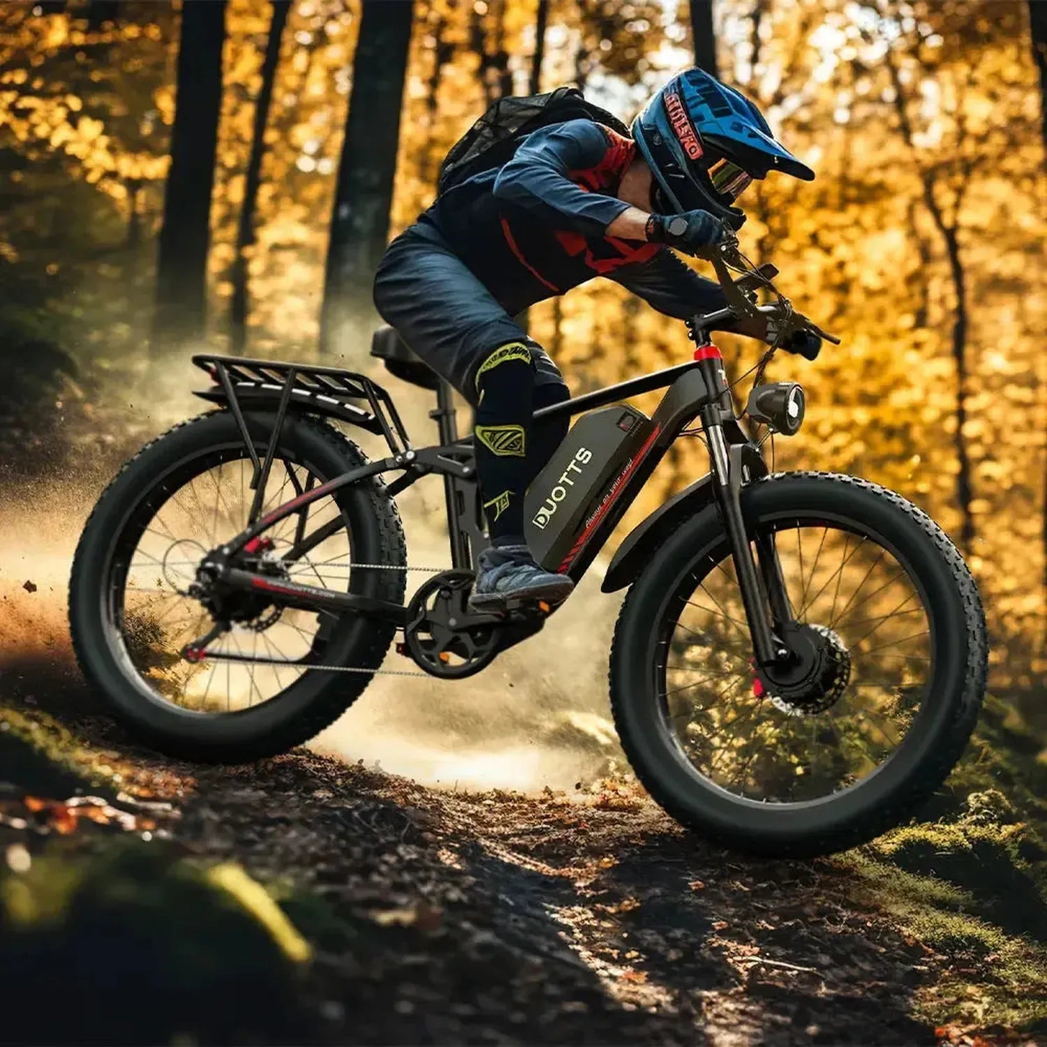 DUOTTS S26 Electric Bike Fat Tyre Full Suspension with Bluetooth Display up to 60 Km/h