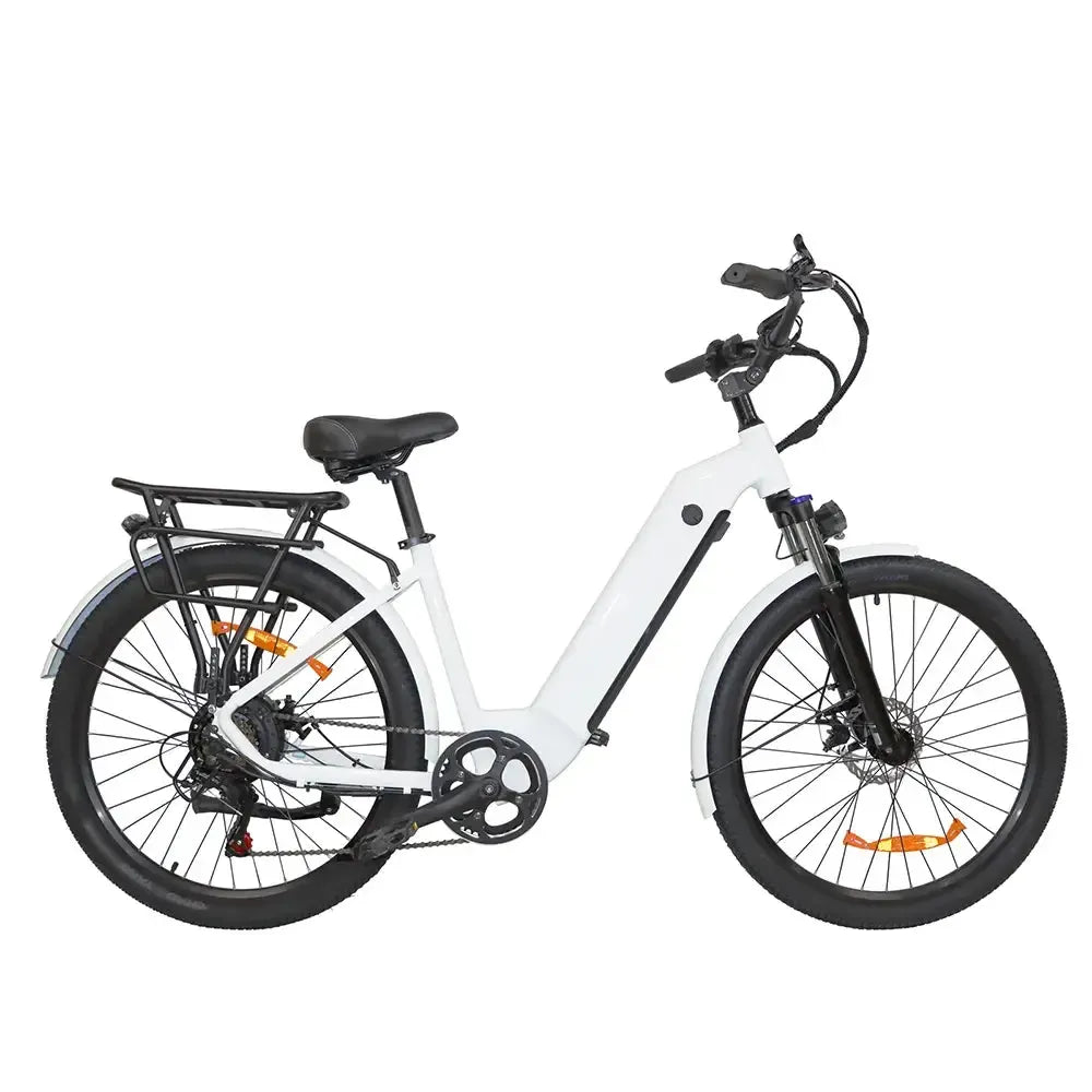 DriveTron DS2608 Electric Bike – 500 W Rear Hub Motor, 26″ × 2.1″ Tires, 48 V 12 Ah Battery, Up to 45 km (28 mi) Range, 35 km/h (22 mph) Top Speed, Shimano 7-Speed, Mechanical Disc Brakes, M5 LCD Display