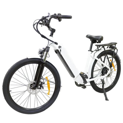 DriveTron DS2608 Electric Bike – 500 W Rear Hub Motor, 26″ × 2.1″ Tires, 48 V 12 Ah Battery, Up to 45 km (28 mi) Range, 35 km/h (22 mph) Top Speed, Shimano 7-Speed, Mechanical Disc Brakes, M5 LCD Display