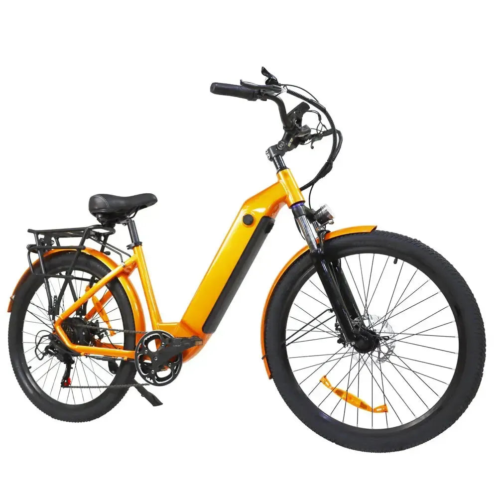 DriveTron DS2608 Electric Bike – 500 W Rear Hub Motor, 26″ × 2.1″ Tires, 48 V 12 Ah Battery, Up to 45 km (28 mi) Range, 35 km/h (22 mph) Top Speed, Shimano 7-Speed, Mechanical Disc Brakes, M5 LCD Display