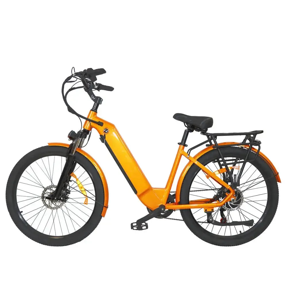 DriveTron DS2608 Electric Bike – 500 W Rear Hub Motor, 26″ × 2.1″ Tires, 48 V 12 Ah Battery, Up to 45 km (28 mi) Range, 35 km/h (22 mph) Top Speed, Shimano 7-Speed, Mechanical Disc Brakes, M5 LCD Display