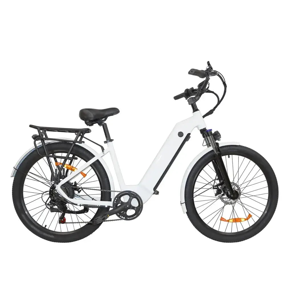 DriveTron DS2608 Electric Bike – 500 W Rear Hub Motor, 26″ × 2.1″ Tires, 48 V 12 Ah Battery, Up to 45 km (28 mi) Range, 35 km/h (22 mph) Top Speed, Shimano 7-Speed, Mechanical Disc Brakes, M5 LCD Display