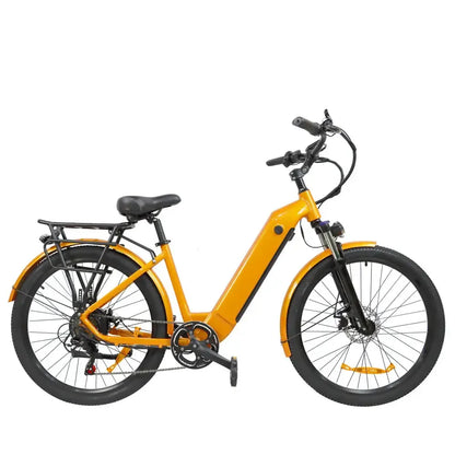 DriveTron DS2608 Electric Bike – 500 W Rear Hub Motor, 26″ × 2.1″ Tires, 48 V 12 Ah Battery, Up to 45 km (28 mi) Range, 35 km/h (22 mph) Top Speed, Shimano 7-Speed, Mechanical Disc Brakes, M5 LCD Display