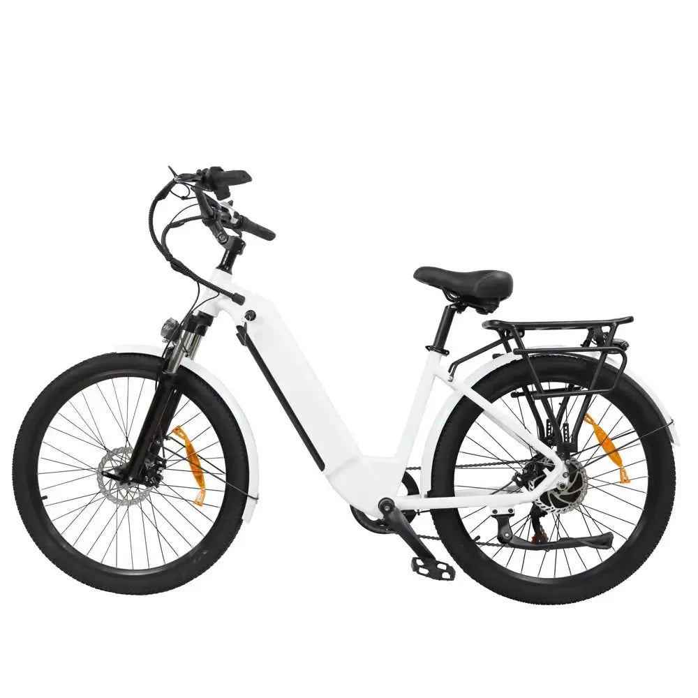 DriveTron DS2608 Electric Bike – 500 W Rear Hub Motor, 26″ × 2.1″ Tires, 48 V 12 Ah Battery, Up to 45 km (28 mi) Range, 35 km/h (22 mph) Top Speed, Shimano 7-Speed, Mechanical Disc Brakes, M5 LCD Display