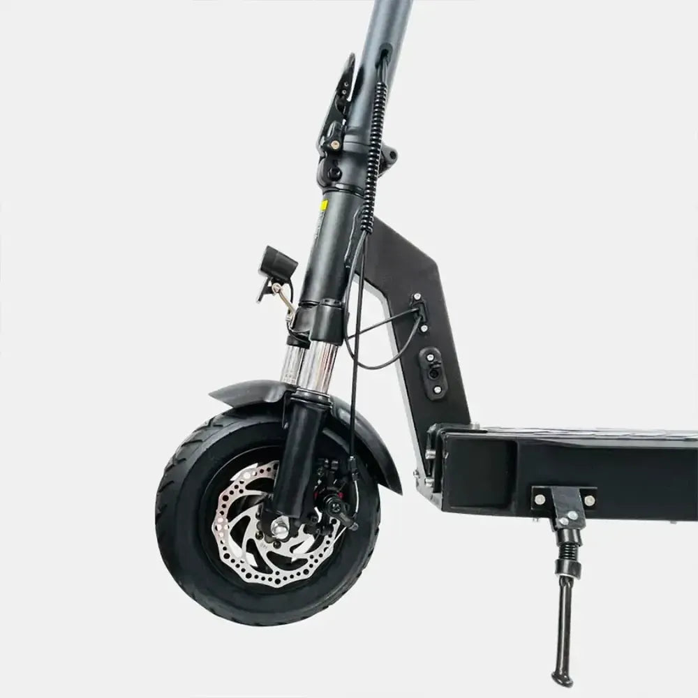 DriveTron DT08-48 V Electric Scooter – 500 W Rear Hub Motor (Peak ~1,100 W), 10″ Tubeless Tires, 48 V 13 Ah Battery, Up to 40 km/h (25 mph), 40–50 km (25–31 mi) Range, Dual Suspension, E-ABS + Front Disc Brake