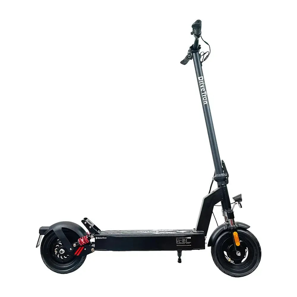 DriveTron DT08-48 V Electric Scooter – 500 W Rear Hub Motor (Peak ~1,100 W), 10″ Tubeless Tires, 48 V 13 Ah Battery, Up to 40 km/h (25 mph), 40–50 km (25–31 mi) Range, Dual Suspension, E-ABS + Front Disc Brake