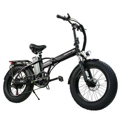 DriveTron DZ2002 Electric Bike – 750W Rear-Hub Motor, 20″ × 4.0″ Fat Tires, 48V 13Ah Battery, Approx. 40 km/h (25 mph) Top Speed, 35–45 km (22–28 mi) Range, Shimano 7-Speed, Mechanical Disc Brakes, Foldable Frame