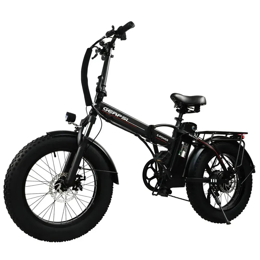 DriveTron DZ2002 Electric Bike – 750W Rear-Hub Motor, 20″ × 4.0″ Fat Tires, 48V 13Ah Battery, Approx. 40 km/h (25 mph) Top Speed, 35–45 km (22–28 mi) Range, Shimano 7-Speed, Mechanical Disc Brakes, Foldable Frame
