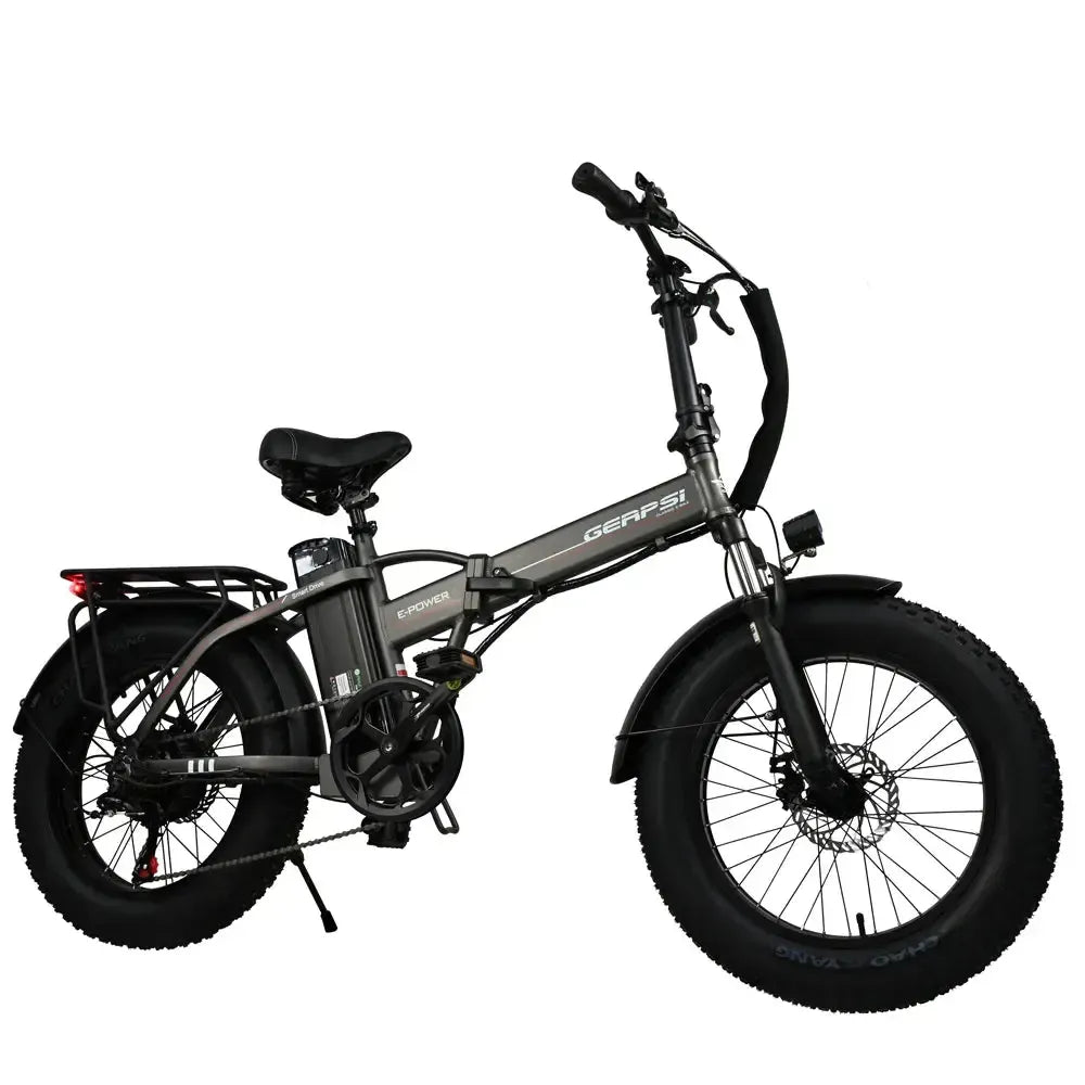 DriveTron DZ2002 Electric Bike – 750W Rear-Hub Motor, 20″ × 4.0″ Fat Tires, 48V 13Ah Battery, Approx. 40 km/h (25 mph) Top Speed, 35–45 km (22–28 mi) Range, Shimano 7-Speed, Mechanical Disc Brakes, Foldable Frame