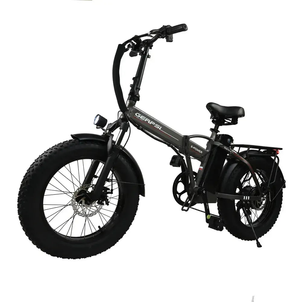 DriveTron DZ2002 Electric Bike – 750W Rear-Hub Motor, 20″ × 4.0″ Fat Tires, 48V 13Ah Battery, Approx. 40 km/h (25 mph) Top Speed, 35–45 km (22–28 mi) Range, Shimano 7-Speed, Mechanical Disc Brakes, Foldable Frame