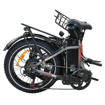 DriveTron DZ2030 Electric Bike – 500W Rear-Hub Motor, 20″ × 4.0″ Fat Tires, 48V 13Ah Battery, Up to 40 km/h (25 mph), 35–45 km (22–28 mi) Range, Shimano 7-Speed, Folding Frame, Rear LED Light
