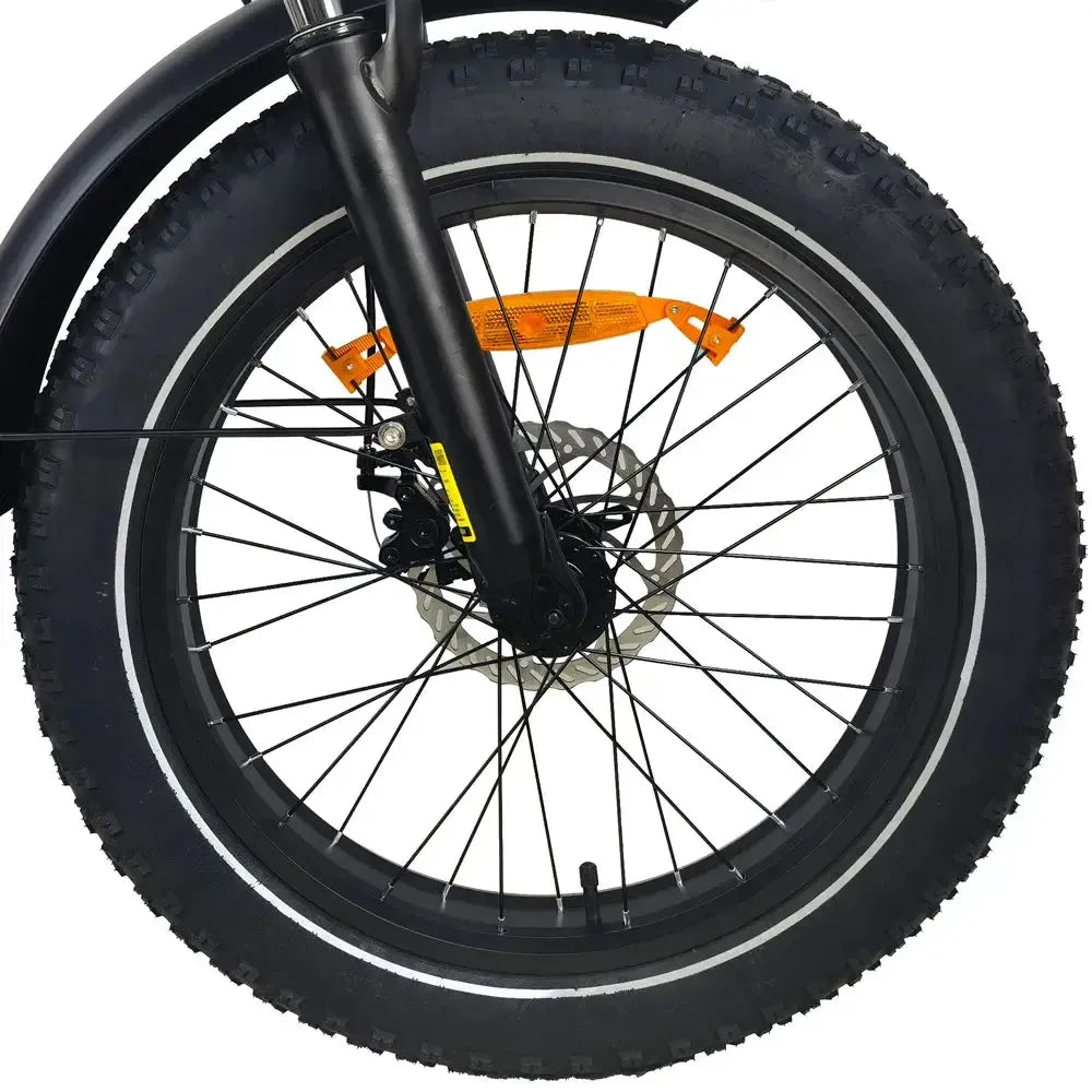 DriveTron DZ2030 Electric Bike – 500W Rear-Hub Motor, 20″ × 4.0″ Fat Tires, 48V 13Ah Battery, Up to 40 km/h (25 mph), 35–45 km (22–28 mi) Range, Shimano 7-Speed, Folding Frame, Rear LED Light