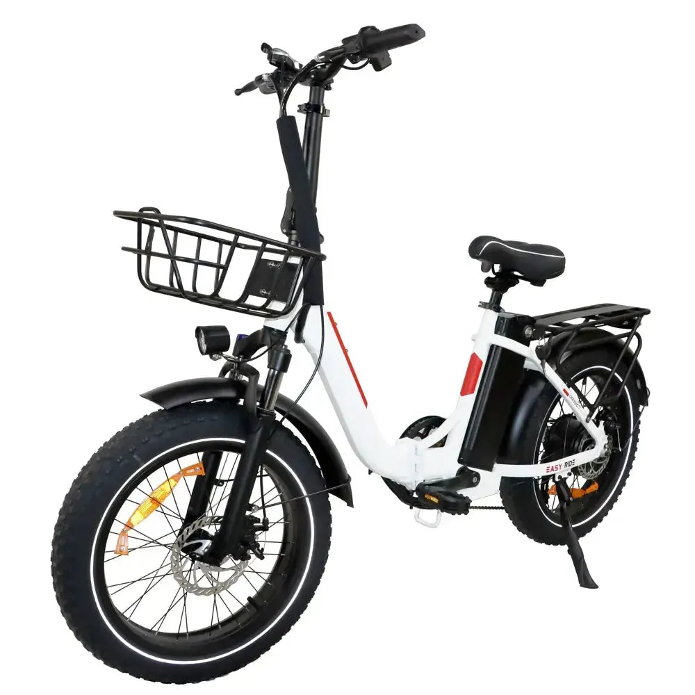 DriveTron DZ2030 Electric Bike – 500W Rear-Hub Motor, 20″ × 4.0″ Fat Tires, 48V 13Ah Battery, Up to 40 km/h (25 mph), 35–45 km (22–28 mi) Range, Shimano 7-Speed, Folding Frame, Rear LED Light