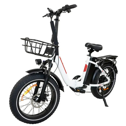 DriveTron DZ2030 Electric Bike – 500W Rear-Hub Motor, 20″ × 4.0″ Fat Tires, 48V 13Ah Battery, Up to 40 km/h (25 mph), 35–45 km (22–28 mi) Range, Shimano 7-Speed, Folding Frame, Rear LED Light