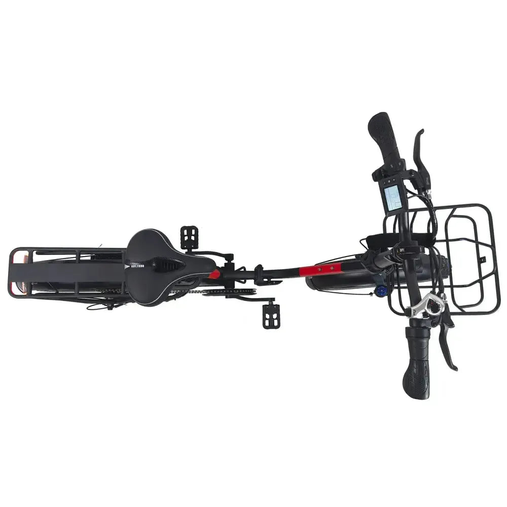 DriveTron DZ2030 Electric Bike – 500W Rear-Hub Motor, 20″ × 4.0″ Fat Tires, 48V 13Ah Battery, Up to 40 km/h (25 mph), 35–45 km (22–28 mi) Range, Shimano 7-Speed, Folding Frame, Rear LED Light