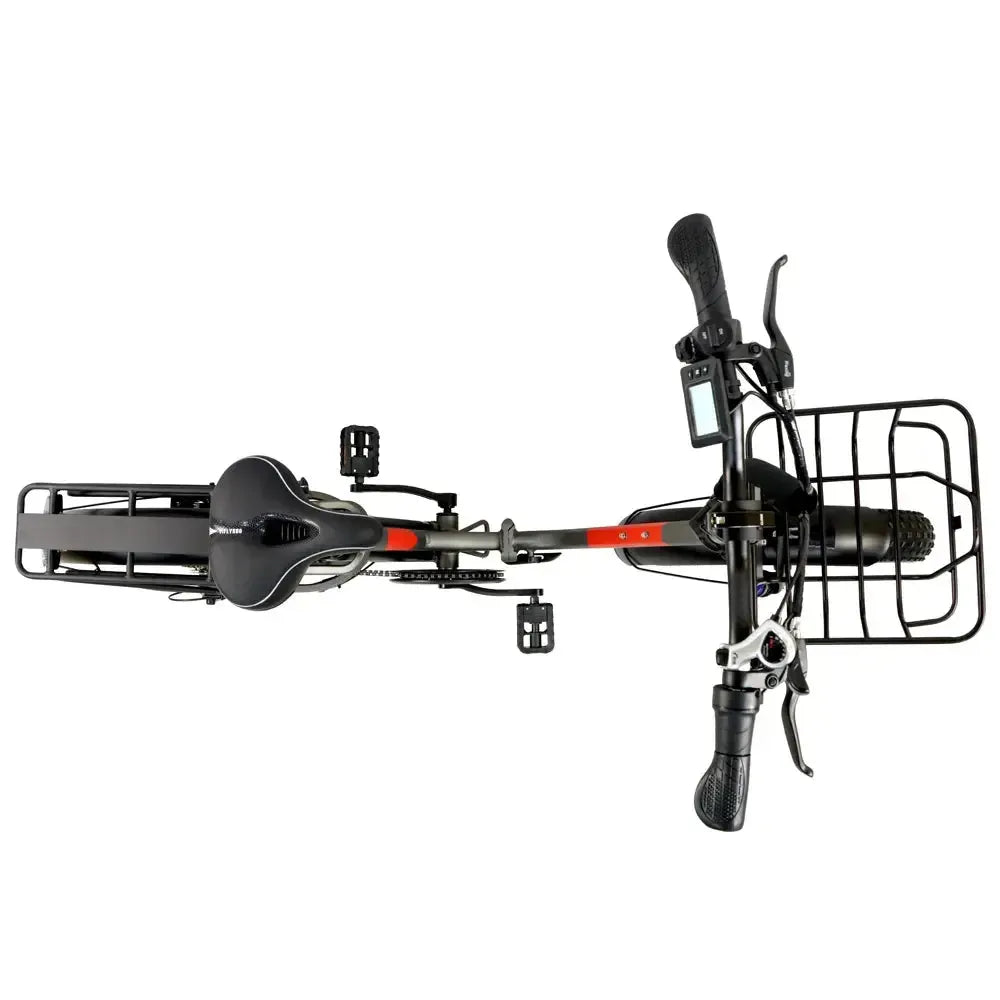 DriveTron DZ2030 Electric Bike – 500W Rear-Hub Motor, 20″ × 4.0″ Fat Tires, 48V 13Ah Battery, Up to 40 km/h (25 mph), 35–45 km (22–28 mi) Range, Shimano 7-Speed, Folding Frame, Rear LED Light