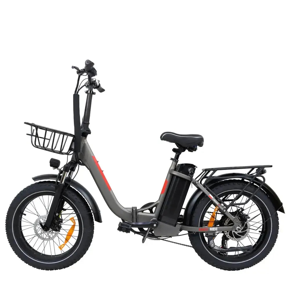 DriveTron DZ2030 Electric Bike – 500W Rear-Hub Motor, 20″ × 4.0″ Fat Tires, 48V 13Ah Battery, Up to 40 km/h (25 mph), 35–45 km (22–28 mi) Range, Shimano 7-Speed, Folding Frame, Rear LED Light