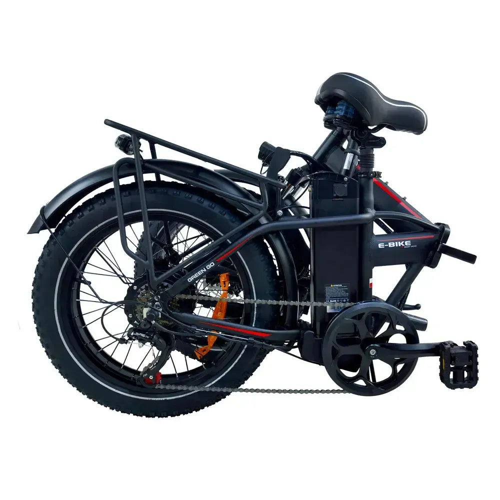 DriveTron DZ2031 Electric Bike – 500 W Motor, 48 V 13 Ah (~624 Wh), 35–45 km (22–28 mi) Range, 40 km/h (25 mph) Top Speed, 20″ (50 cm) Fat Tires, Shimano 7-Speed, LED Rear Light