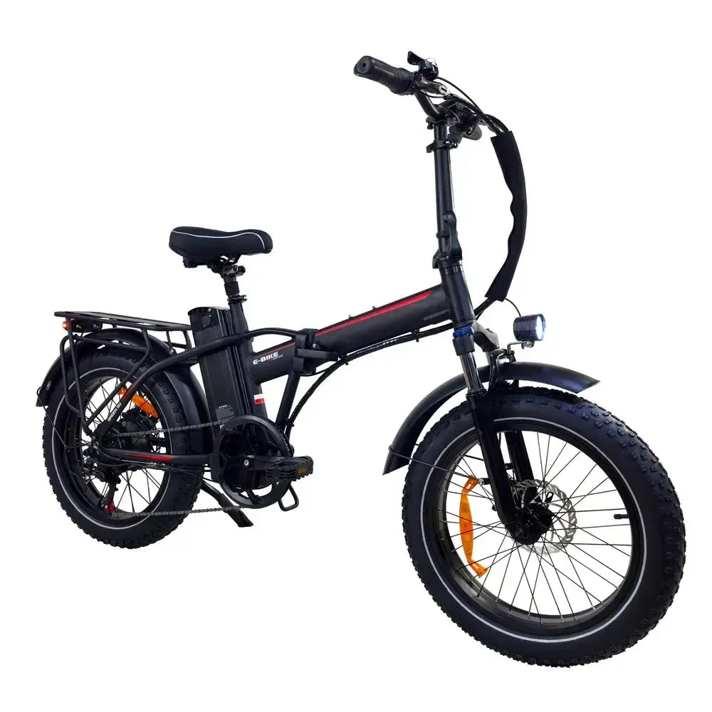 DriveTron DZ2031 Electric Bike – 500 W Motor, 48 V 13 Ah (~624 Wh), 35–45 km (22–28 mi) Range, 40 km/h (25 mph) Top Speed, 20″ (50 cm) Fat Tires, Shimano 7-Speed, LED Rear Light