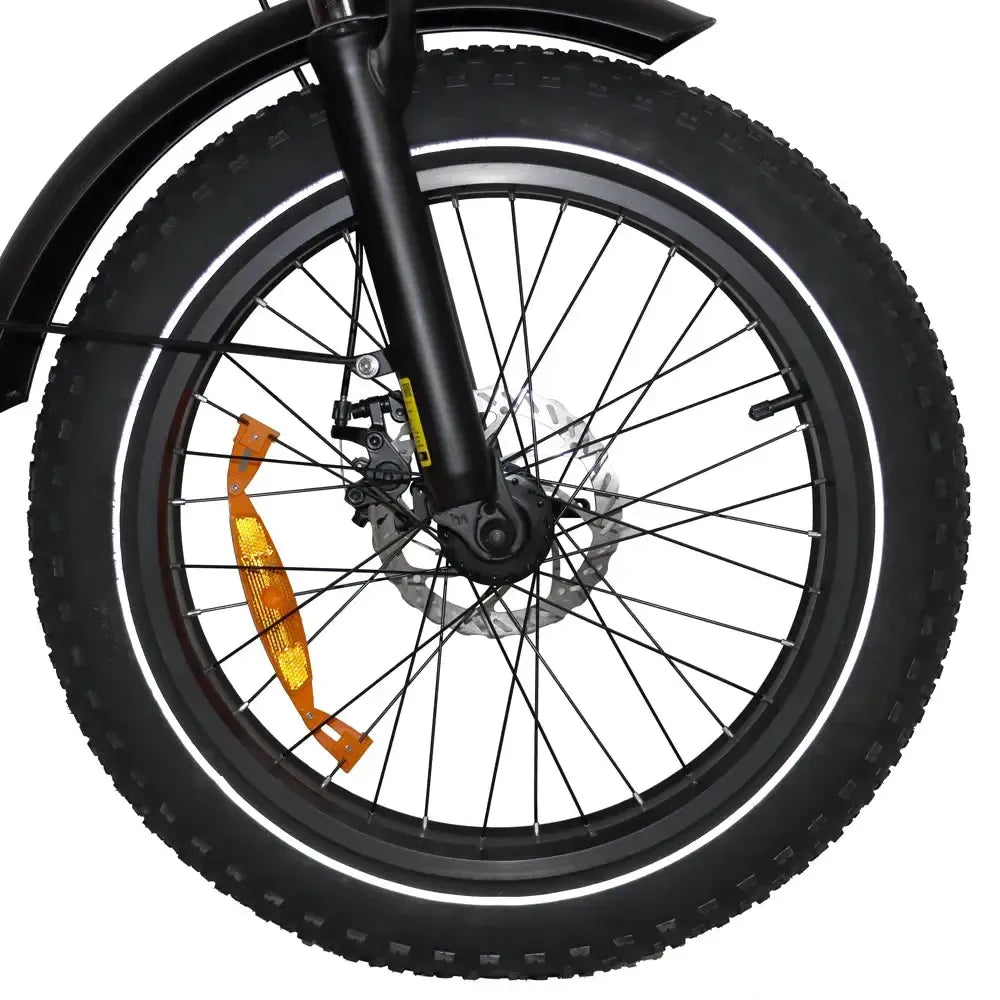 DriveTron DZ2031 Electric Bike – 500 W Motor, 48 V 13 Ah (~624 Wh), 35–45 km (22–28 mi) Range, 40 km/h (25 mph) Top Speed, 20″ (50 cm) Fat Tires, Shimano 7-Speed, LED Rear Light
