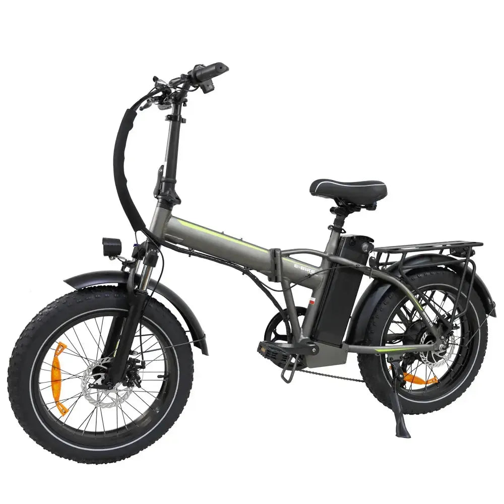 DriveTron DZ2031 Electric Bike – 500 W Motor, 48 V 13 Ah (~624 Wh), 35–45 km (22–28 mi) Range, 40 km/h (25 mph) Top Speed, 20″ (50 cm) Fat Tires, Shimano 7-Speed, LED Rear Light