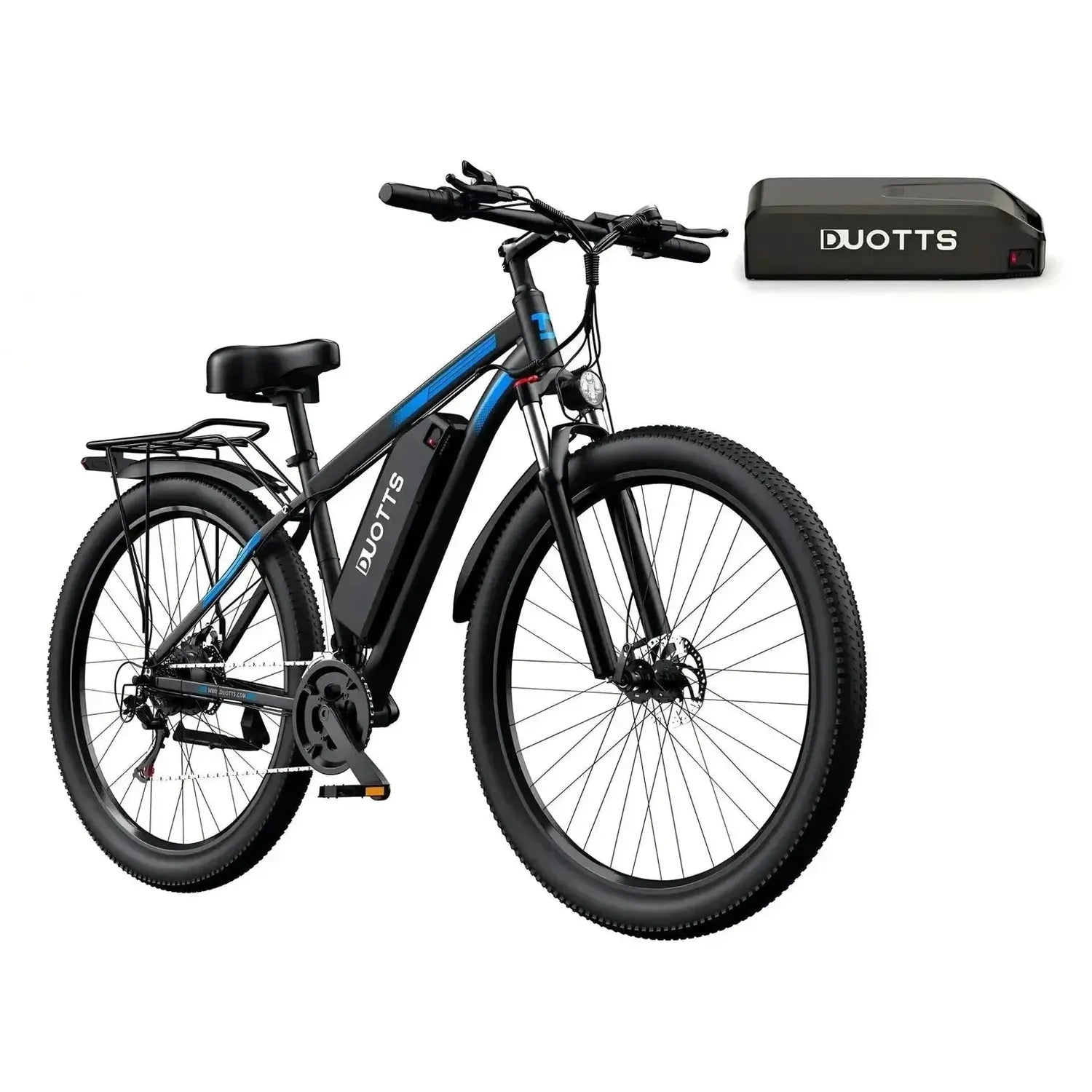 DUOTTS C29 Dual Battery Electric Bike 29 Inch with App and Rear Rack up to 50 Km/h